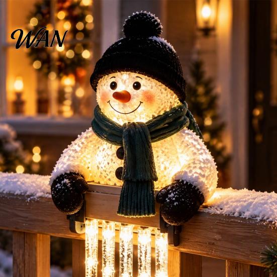 Decorative Lights for Eaves Christmas Outdoor LED Icicle Lights, Waterproof String Lighting, Battery Powered Flexible Fence Decoration Light
