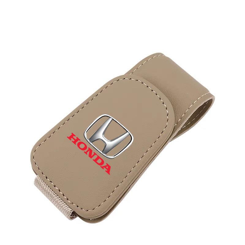 IYXI7 Car Glasses Holder Universal Sun Visor Clip Sunglasses Holder for Honda Fit Civic Accord 7 8 9 10 Pilot City Jazz CRV HRV