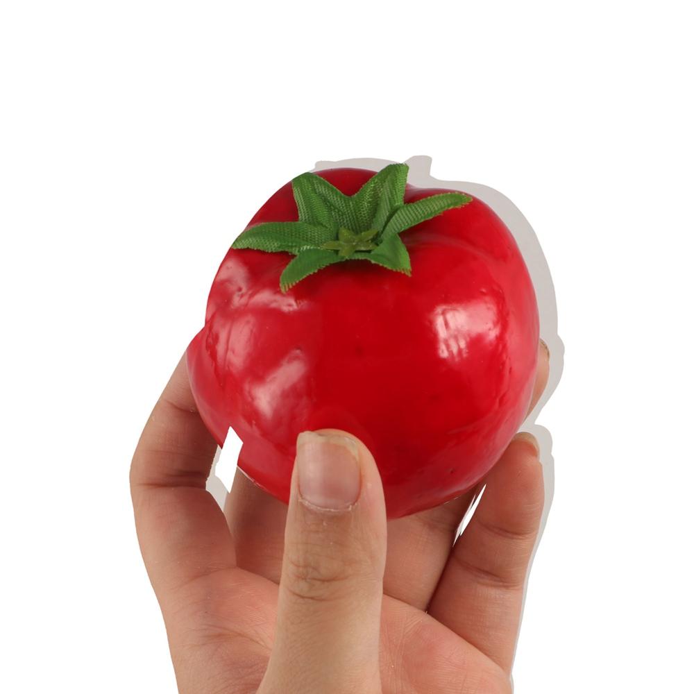 Lifelike Simulation Tomato Cute Fake Vegetables  Fruit Prop Teaching