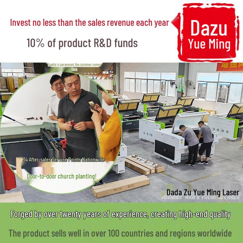 Dazu Yue Ming CMH Acrylic Laser Cutting Machine for Industrial and Advertising Uses