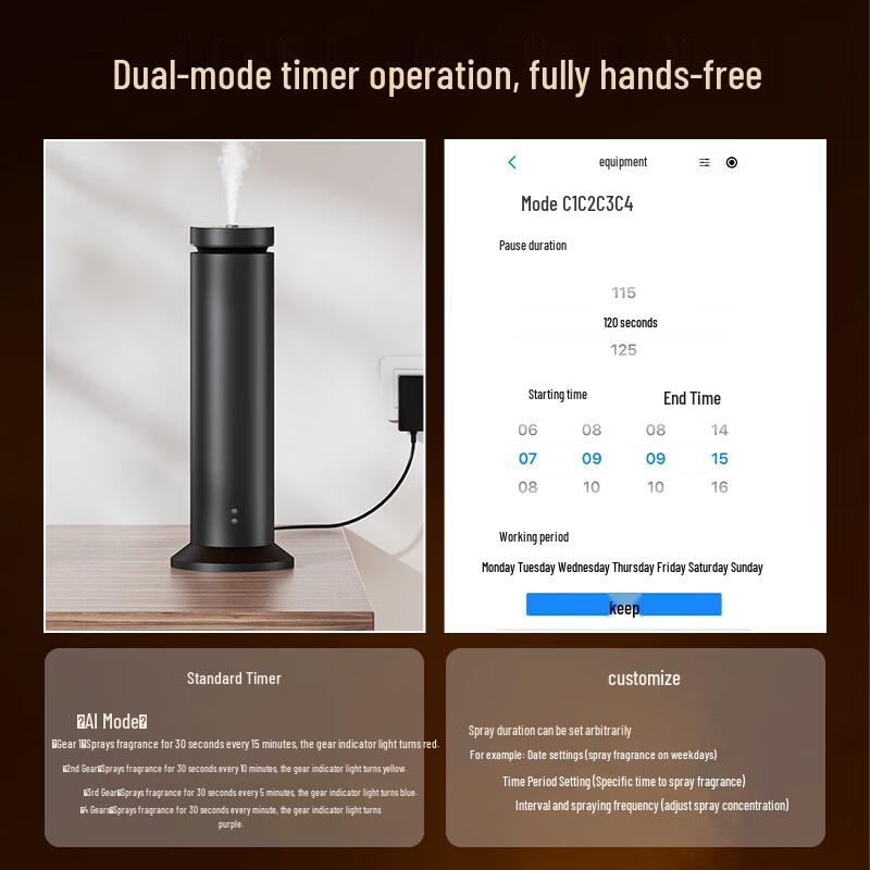 iDiffuser PM1-K26S Vertical Aroma Diffuser