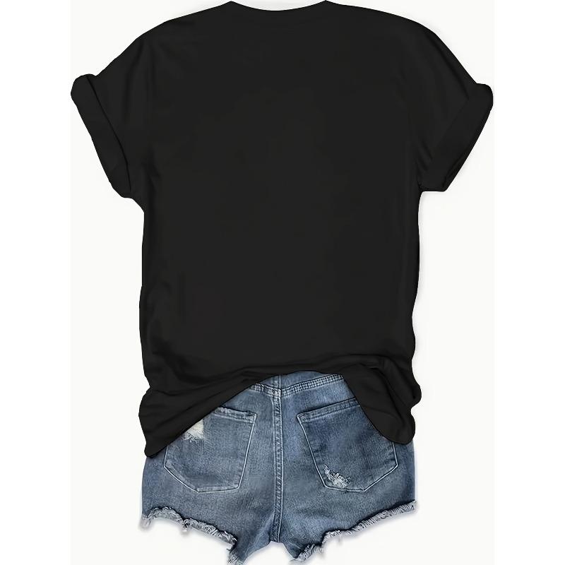 Женская футболка большого размера на Пасху с благодарностью медсестре, черный кролик, графика со стетоскопом, цветная надпись NURSE, короткий рукав, круглый вырез, повседневный топ