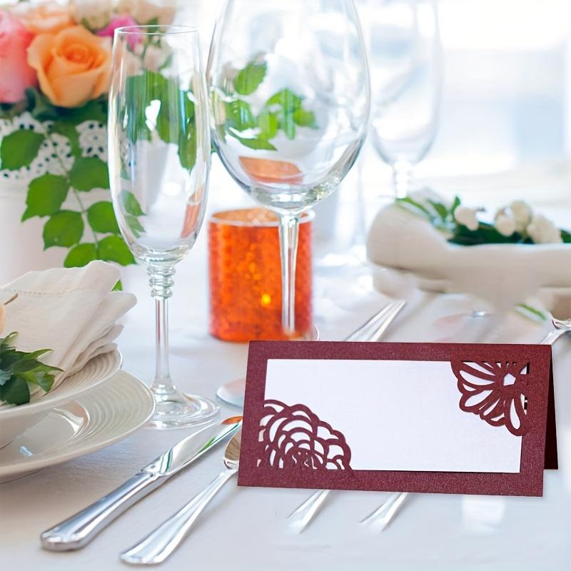 20 Pcs Premium Name Place Cards for Wedding Birthday Party Table Seating Conference Supplies