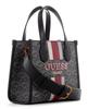 SILVANA 2 CMPRTMNT MINI TOTE с логотипом цвета уголь [GUESS] Женская сумка-тоут.