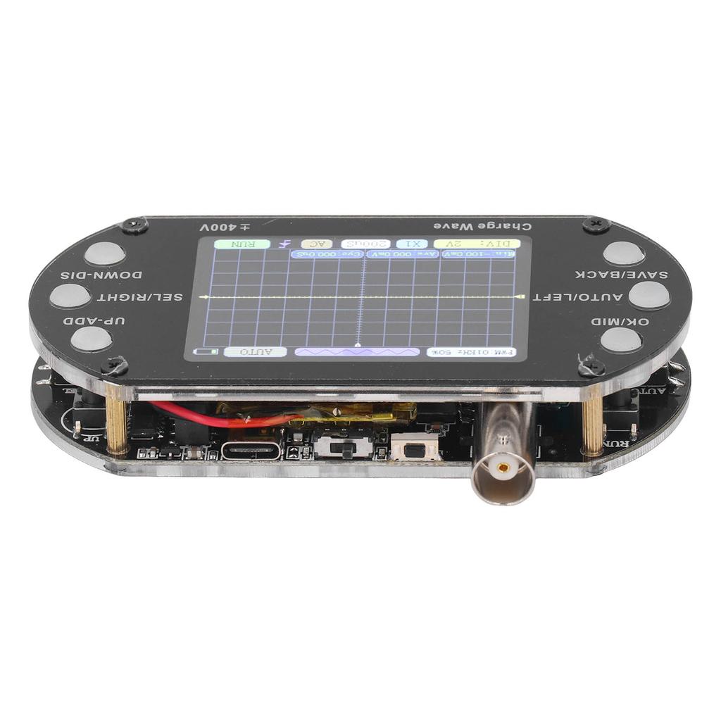 Цифровой осциллограф 2,5 МГц дискретизация 2,4-дюймовый TFT-дисплей разрешение 320x240 форма сигнала