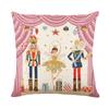 Christmas Pillow Cover Home Pillow Cushion Printed Sofa Decoration New Polyester Cushion Cover