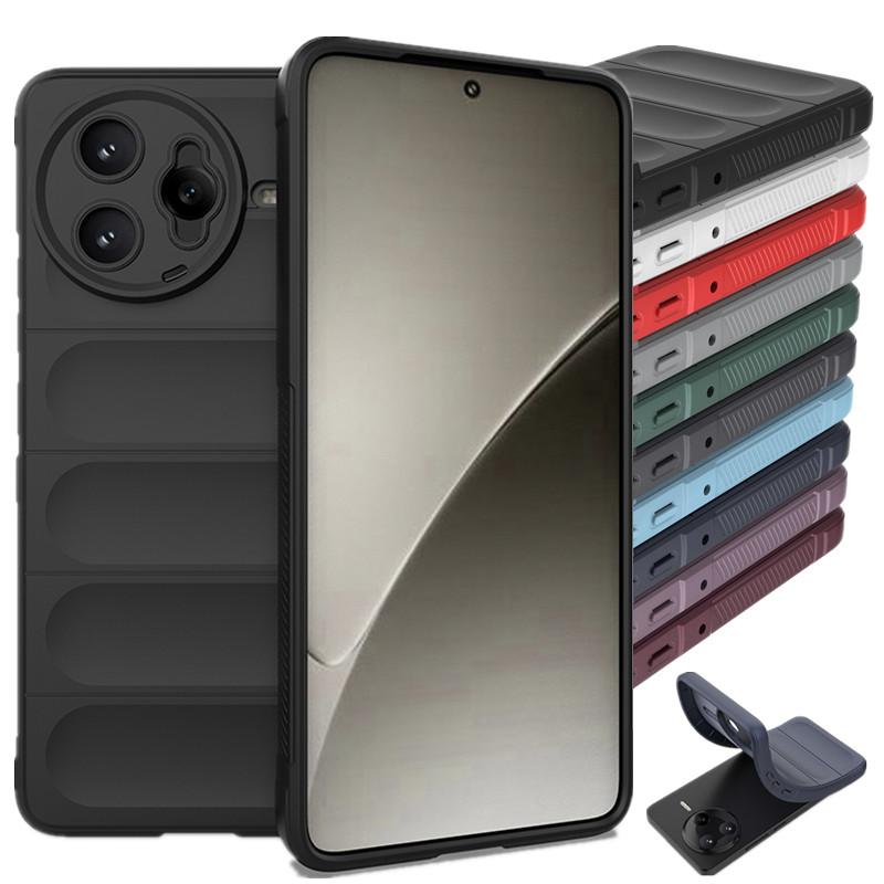Гибкий силиконовый чехол с эффектом кожи для Xiaomi Poco F7 Pro F7 Ultra 5G Защитная накладка Противоударный Fundas Coque