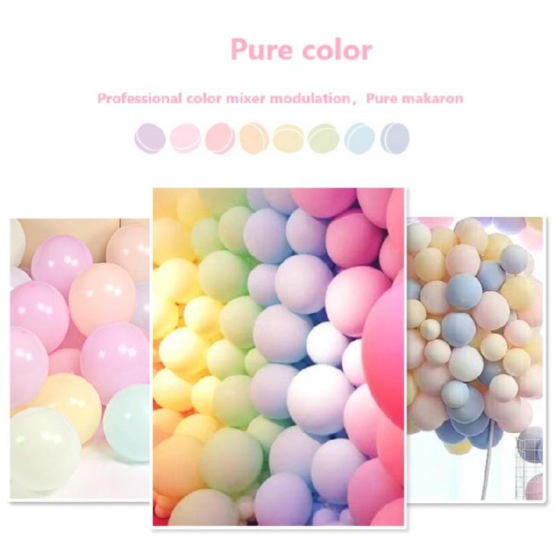 100 шт./компл., 10 дюймов, утолщенные воздушные шары на день рождения, 2,2 г, вечерние украшения, свадебные украшения, конфеты, макаронные шары, бесплатно