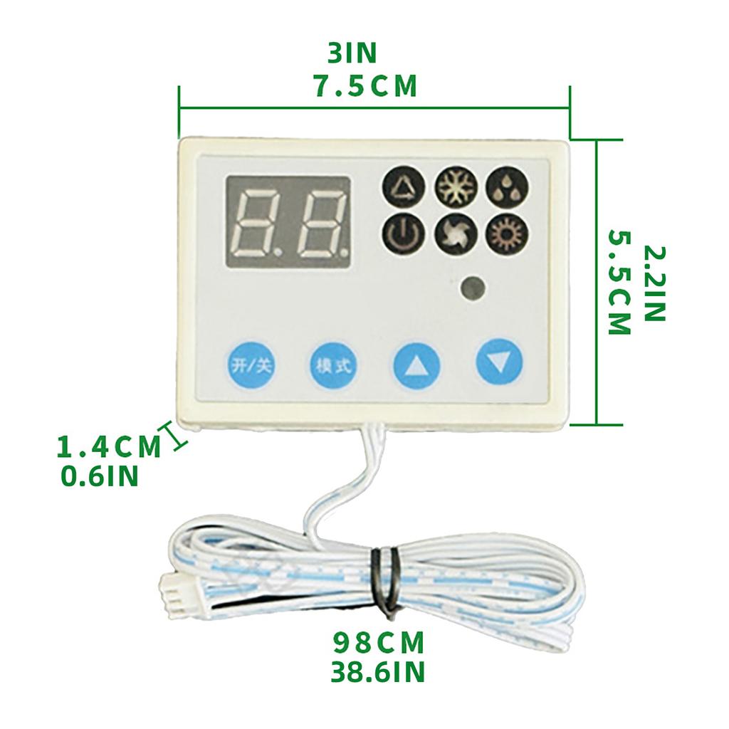 Air Conditioner Control Panel Board Computer Board Modified with LCD Display Universal Control System Temperature Manage