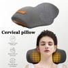 Travel Neck Pillow Memory Foam Neck Support Portable Neck Cervical 2 In 1 Ergonomic Contour Orthopedic Soft Sleeping Pillows 1pc
