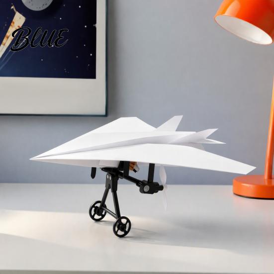 Сделай сам Электрический RC Самолет с Дистанционным Управлением Бумажный Самолет Набор с 16/32 Цветной Бумагой Дружелюбный к Новичкам Самолет Гироскоп Стабилизатор Планер Сборка