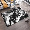 Mysterious Skull Art Rug Non-slip rug suitable for living room and bedroom sofas