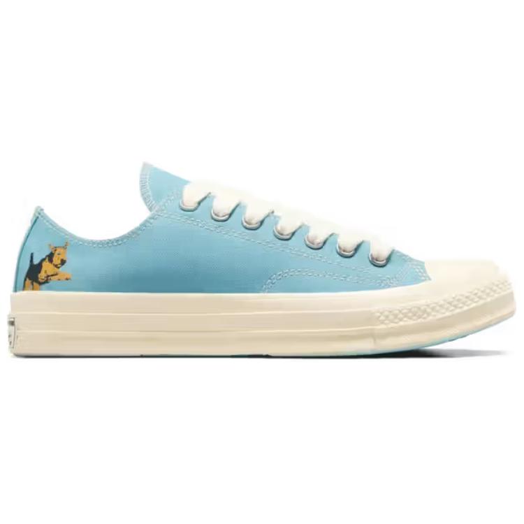 Golf Le Fleur x Converse Chuck 70 Low Darryl Pack - Молочно-голубые унисекс кроссовки Мульти Зимне-белый A11678C
