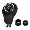 Car Gear Shift Knob Gear Stick 6 Speed Manual Shifter Lever For Mercedes For Benz For C-Class W203 W204 W209 Black Stitche PU