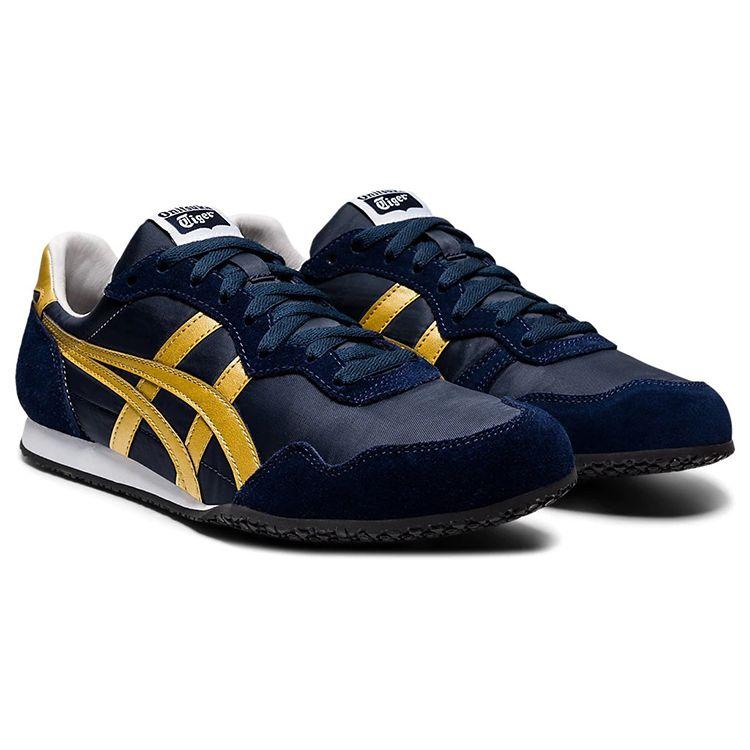 ONITSUKA TIGER Кроссовки унисекс Serrano Midnight Pure Gold Синие 1183B400-400