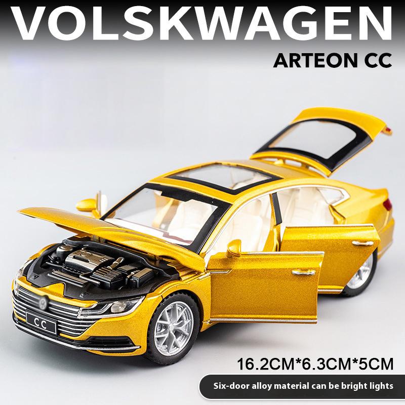 W001:32 Volkswagen CC Alloy Car Model Diecasts & Toy Vehicles Metal Toy Car Model Car Central Control Ornaments Toys Kids Birthday