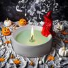 Halloween Candle Stand Spider Candle Holder Spooky Halloween Resin Candle Holder with Ghost Spider Candlestick Holder Spooky Dec