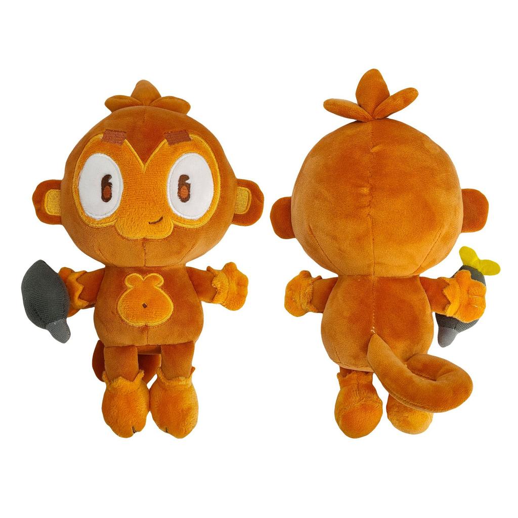 Bloons Monkey Plush Bloons Monkey City Cute Cartoon Monkey, Dart Monkey Plush Doll, Monkey King Soft Doll Bloons TD for Kids Children Gift Birthday