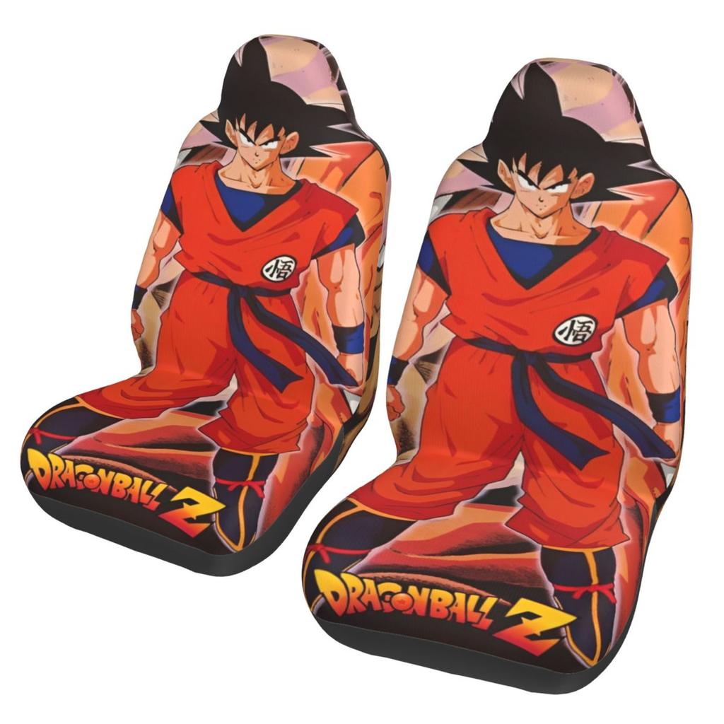Чехол на сиденье автомобиля Dragon Ball DragonBall Аниме Гибкий Набор из 2 чехлов Универсальная посадка для Автомобилей Внедорожников Грузовиков