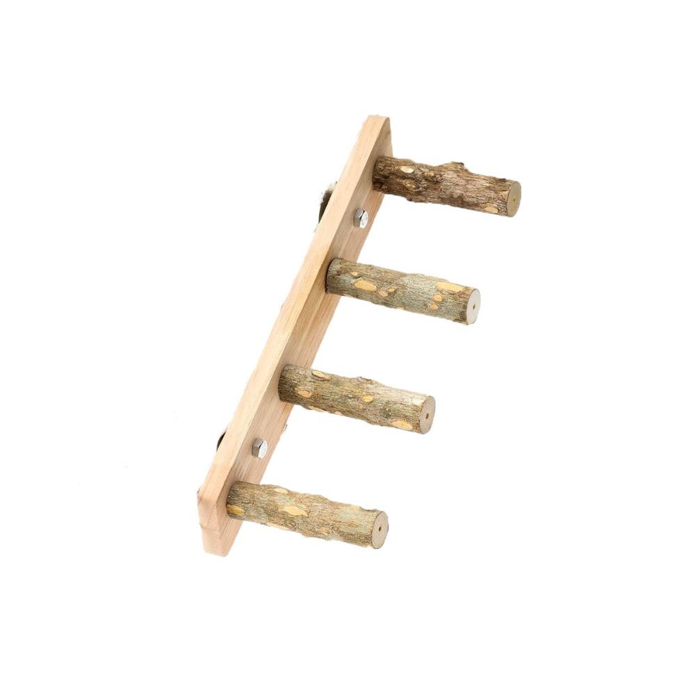 Wear-resistant Bird Cloud Ladder 4/6/8 Step Parrot Grinding Claws Stick Hamster