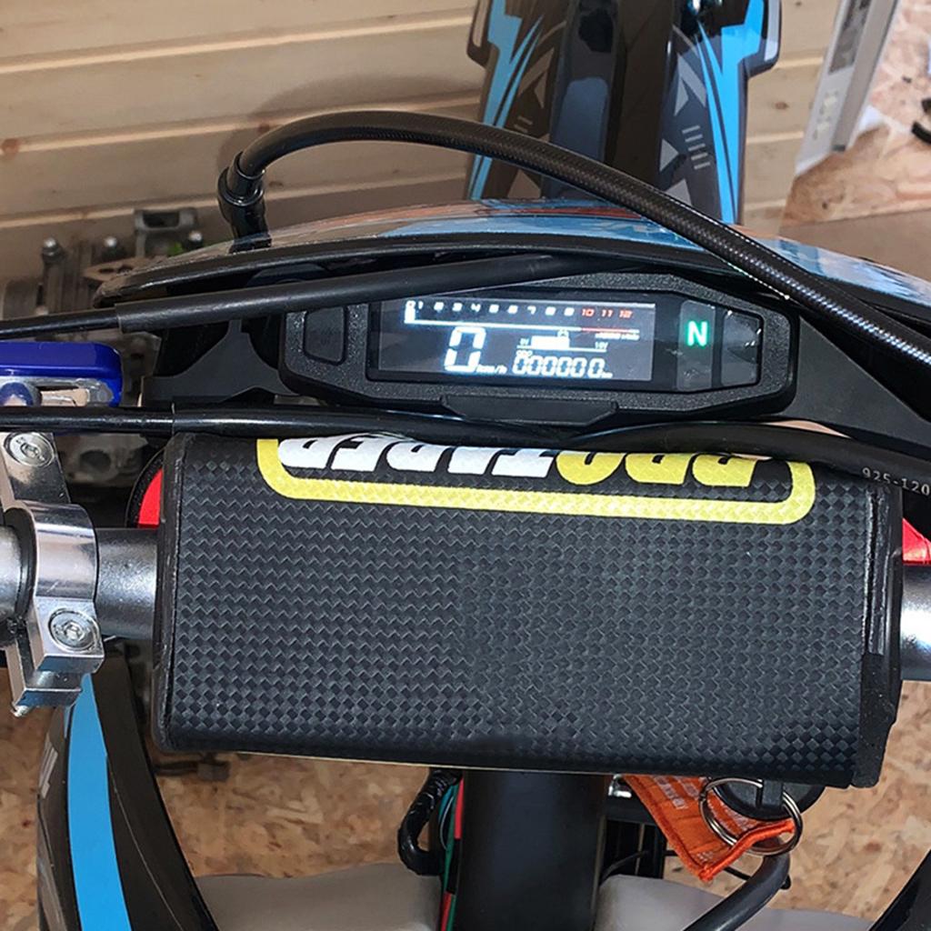 Тахометр счетчика моточасов Тахометр двигателя мотоцикла Индуктивный спидометр бензинового двигателя Цветной дисплей Ход тахометра