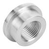Приварной фланцевый фитинг, пробка NPT Female, алюминиевый аксессуар для автомобиля, замена38