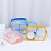 Large Capacity Clear Cosmetic Bag Travel Waterproof Storage Makeup Organizer Bags Girl Transparent Brush Case Toiletry Kits