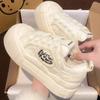 Little White Shoes Women's 2025 Spring New Campus Platform Canvas Shoes Versatile Original Niche Round Head Board Shoes Beggar Shoes