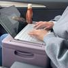 1pc Car Laptop Desk, Foldable Portable Car Desk with Cup Holder, Car Tray, Multi-Purpose Car Seat Work Desk