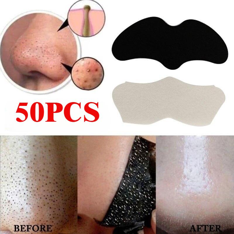 100/50/25/10 шт. маска для удаления черных точек в носу, глубоко очищающая маска для ухода за кожей, сужающая поры, маска для лечения акне, черные точки в носу, чистые полоски для пор