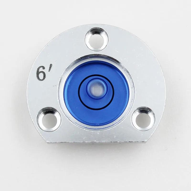 Semicircle Nivel Bubble Level for Total Station 6 Minutes Spirit Level Bead with 3 Mounting Holes Upper Flange Level instrument