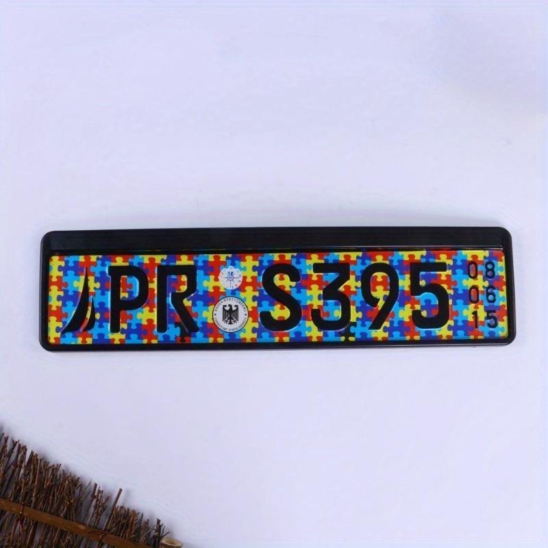 Декоративный держатель номерного знака для внешней торговли, европейский регламент, американский регламент, полуфабрикат, пустая автомобильная бирка, декоративная подвеска