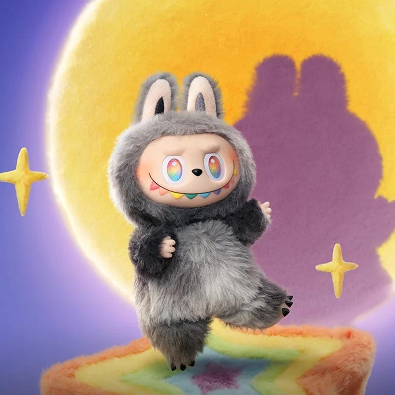 Labubu V1 V2 V3 Серия Энергия Сердцебиение Макарон Эмаль Лицо Монстра Слепая Коробка ПВХ Фигурка Настольное Украшение Милая Кукла Подарок на День Рождения для Детей