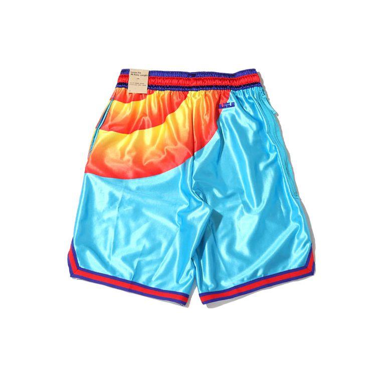 Nike Космический джем: A New Legacy x LeBron Tune Squad Быстросохнущие баскетбольные шорты с графическим принтом Мужские брюки синие DJ3869-434