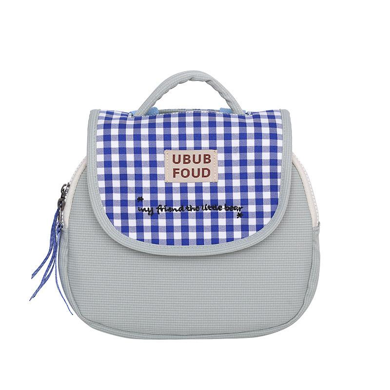 Attractive Checked Design Kids Backpack For School And Outdoor Activities Lightweight