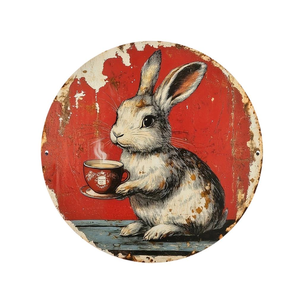 Пасхальный кролик Пасхальное яйцо Украшения для вечеринки Деревянные круглые таблички Подвесные Праздничная атмосфера Добро пожаловать на двери