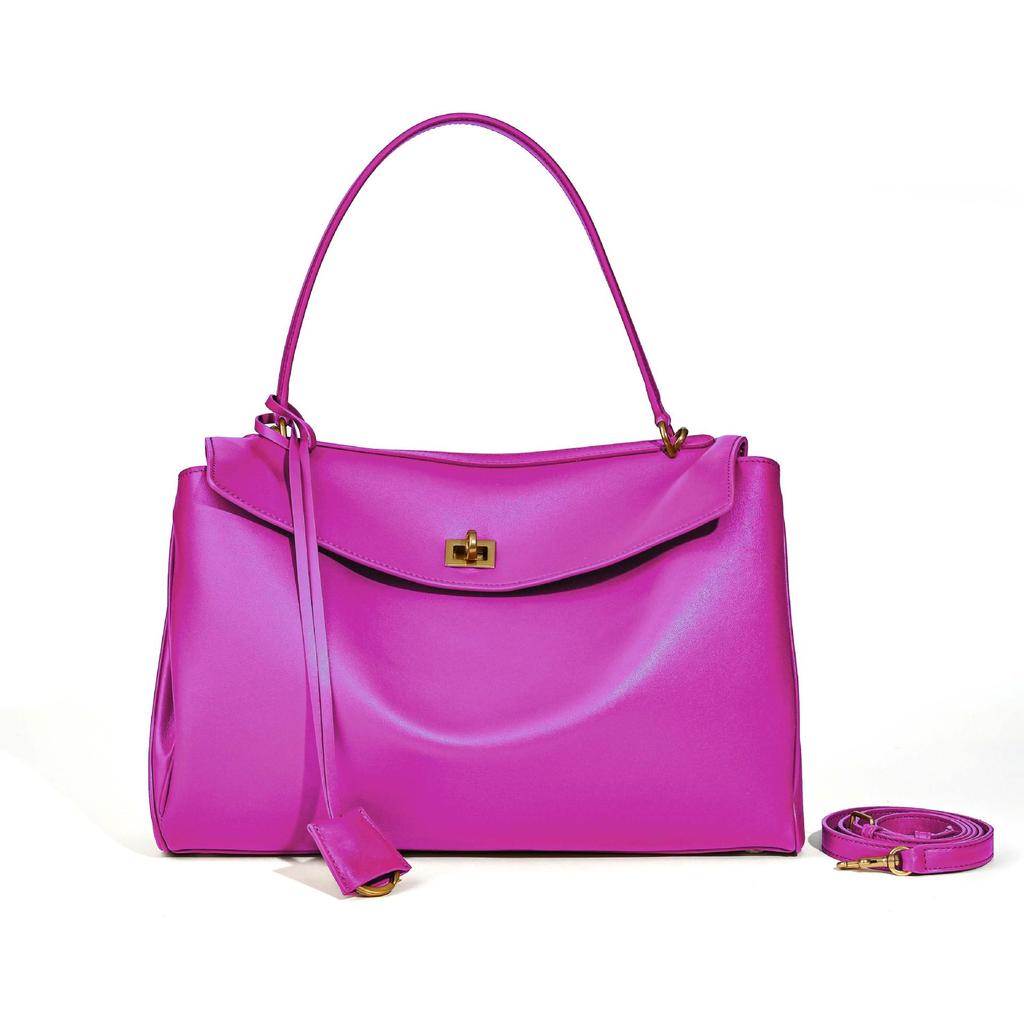 Женская сумка-тоут Rodeo из натуральной кожи большой вместимости: Популярная трансграничная сумка через плечо из коровьей кожи для поездок на работу