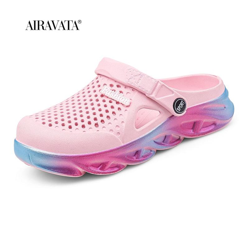 Мужские женские летние сандалии для пляжных видов спорта, парная обувь без шнуровки, тапочки, сабо, водные сандалии