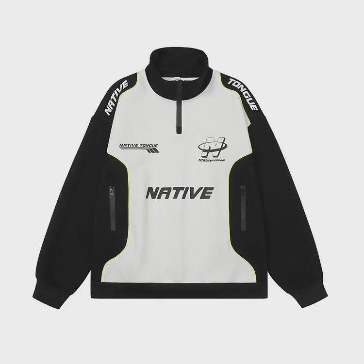 Унисекс Ретро High-Street Мотоциклетный Гоночный Свитшот – Весна/Осень Мода