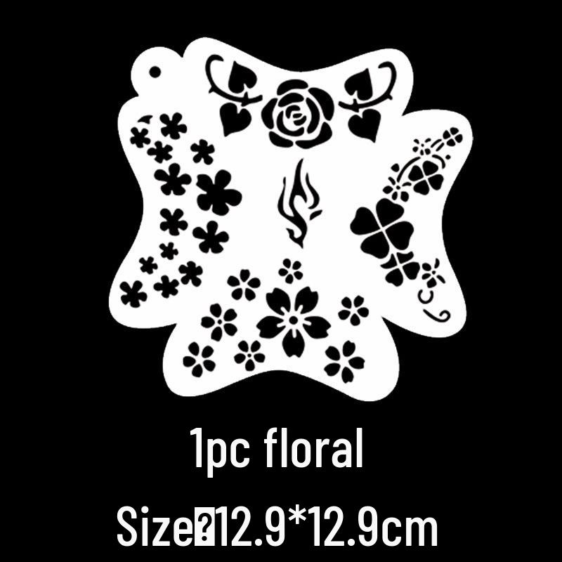 Кружевной трафарет для боди-арта