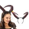 Headpiece Halloween Demon Horns Headband Cosplay Headband Devil Ox Horn Hairband   Masquerade Party