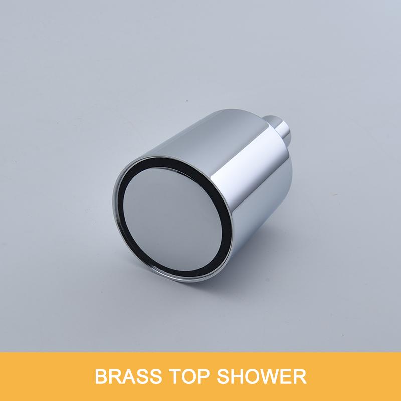 Душевая головка высокого давления из латуни с одной функцией Rainfall Top Rain Shower настенная душевая головка с распылителем Аксессуары для ванной комнаты