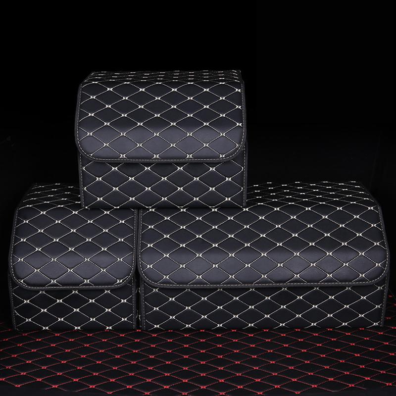 Многоцелевой складной органайзер для хранения в багажнике автомобиля большой емкости с крышкой, портативная сумка для хранения автомобиля, органайзер для багажника автомобиля