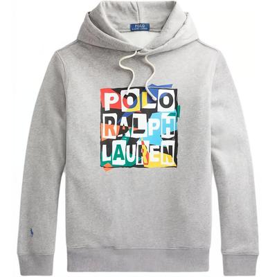 Polo Ss22 Толстовка флисовая с капюшоном и логотипом Pony Унисекс Толстовка Серая 710868912002
