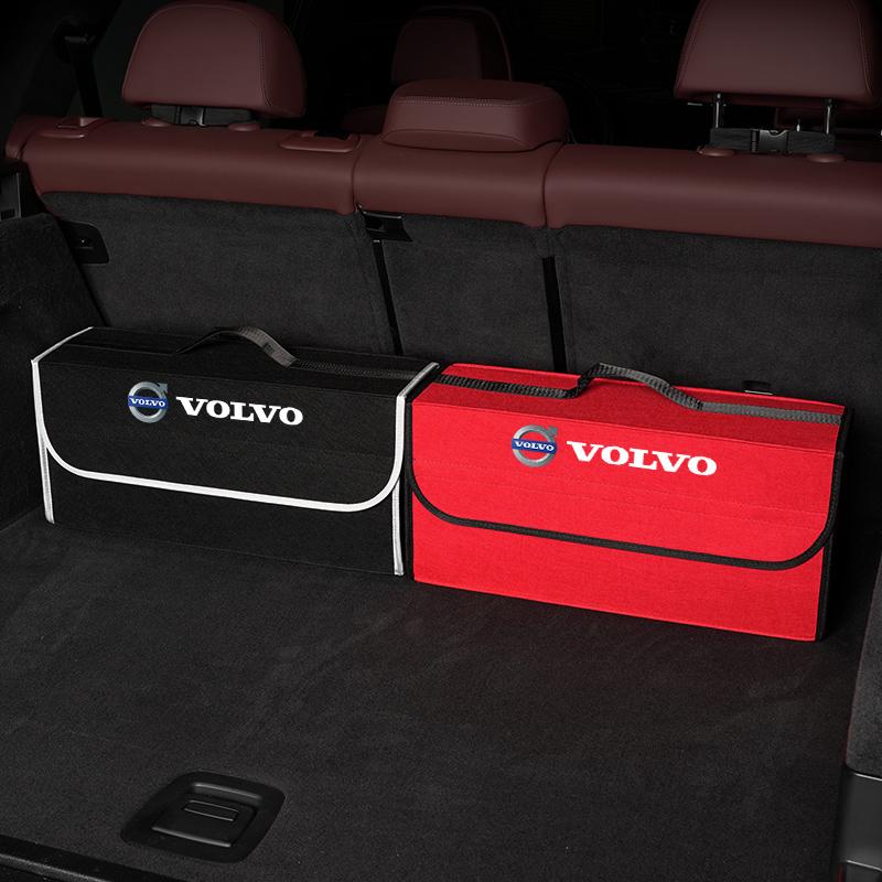 Car Storage Bag Folding Travel Tidying Box Trunk Tools Case For Volvo XC60 XC40 V60 V40 XC90 XC70 V50 S60 V70 S90 EX30 EX90 ES90