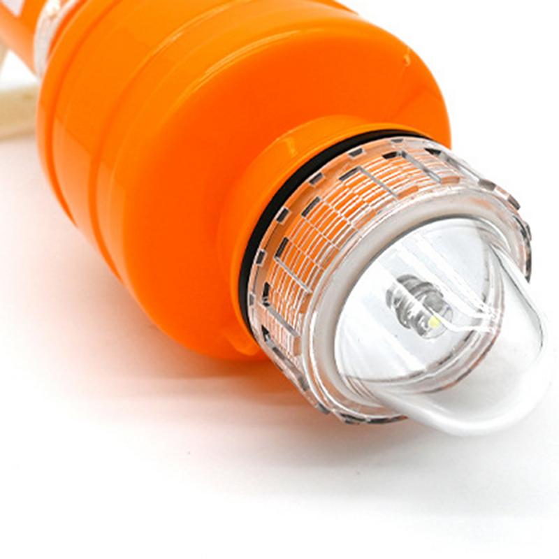 Самозажигающийся спасательный круг Светодиодный фонарь Морские фальшфейеры Мигающий сигнальный фонарь высокой видимости Бортовые огни для рыбалки, каякинга