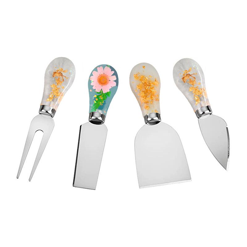 Набор эпоксидных форм для изготовления своими руками хрустальной открывалки для бутылок и ножа для сыра