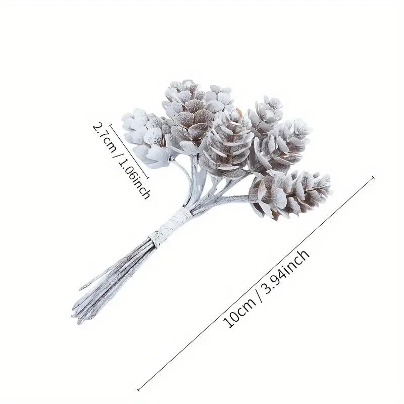 30 шт./лот рождественская искусственная сосновая шишка мини-кедровые орехи ветка падуба венок сделай сам гирлянда подвесные украшения домашний декор