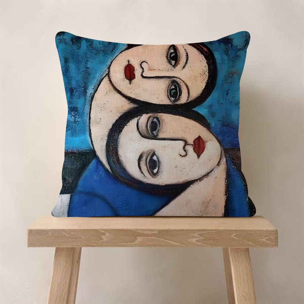Painting art Picasso Cushion  Personalized Pillow Dust Cover Bedroom Kids Party Decoration Pillowcase Birthday Children Gift