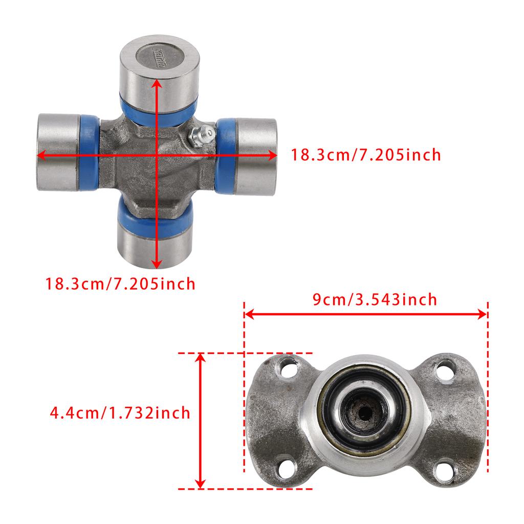 Двойной карданный шарнир 211355X + 5-153X для Jeep Wrangler Cherokee XJ TJ